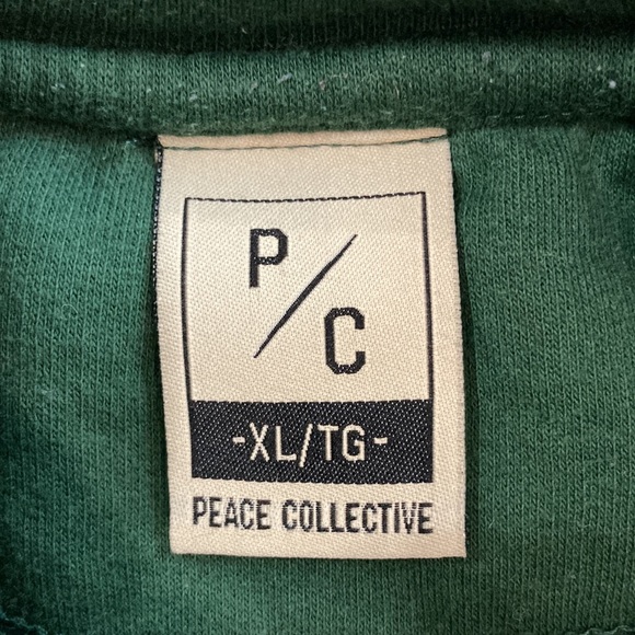 Peace Collective Green HOME IS TORONTO Long Sleeve Crewneck Sweatshirt XL - Picture 8 of 8
